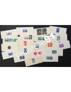 Lot de 20 gravures différentes, Collection timbres France