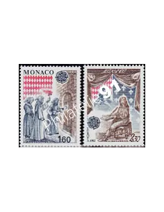 Timbres EUROPA 1682 - MONACO n° 1322 à 1323, Faits historiques