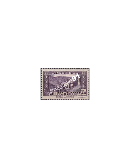 Timbre n° 83 charnière, collection Timbre Andorre Français