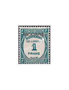 Timbre-Taxe n° 12 charnière, collection Timbre Andorre Français
