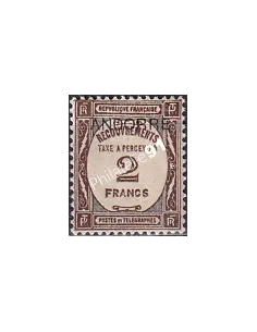 Timbre-Taxe n° 14 charnière, collection Timbre Andorre Français