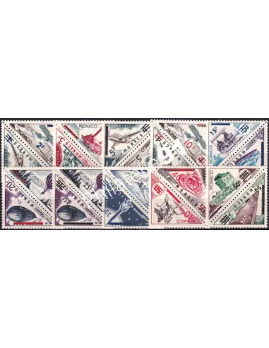 MONACO, n° 453 à 472, Collection timbres Monaco