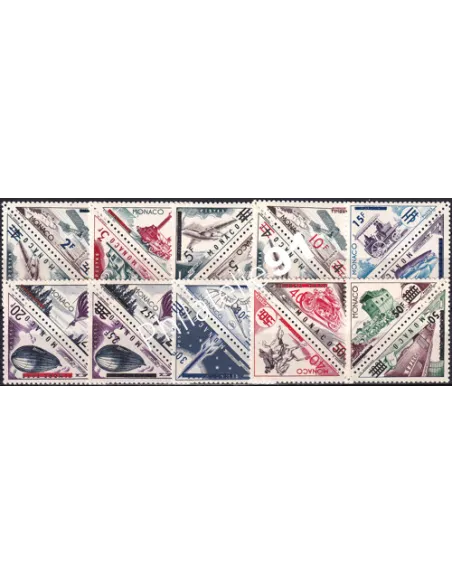 MONACO, n° 453 à 472, Collection timbres Monaco