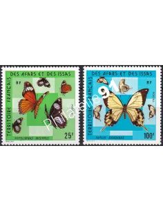 AFARS ET ISSAS, n° 404 et 405, timbres des colonies
