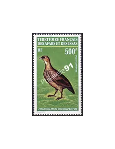 AFARS ET ISSAS, PA n° 71, oiseau, timbres des colonies