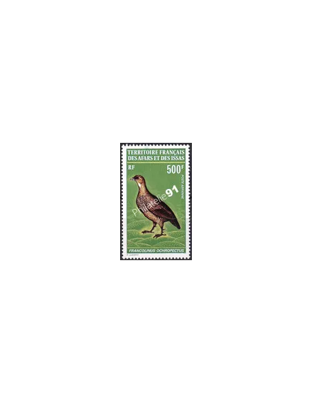 AFARS ET ISSAS, PA n° 71, oiseau, timbres des colonies