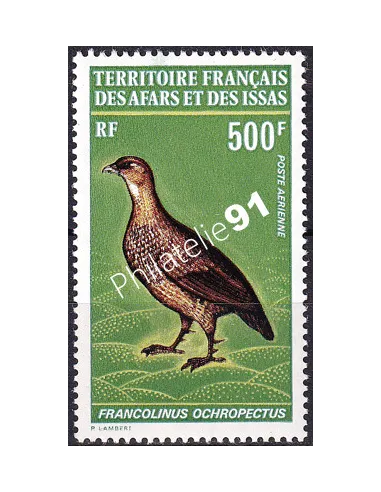 AFARS ET ISSAS, PA n° 71, oiseau, timbres des colonies