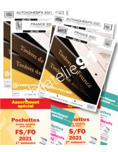 -                     2021  -  JEU    FS +  FS ADHESIFS FRANCE - 1er + 2ème semestre 2021 + les pochettes