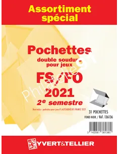 -                     2021  -   Pochettes Assortiment FS/FO FRANCE - 2ème semestre 2021