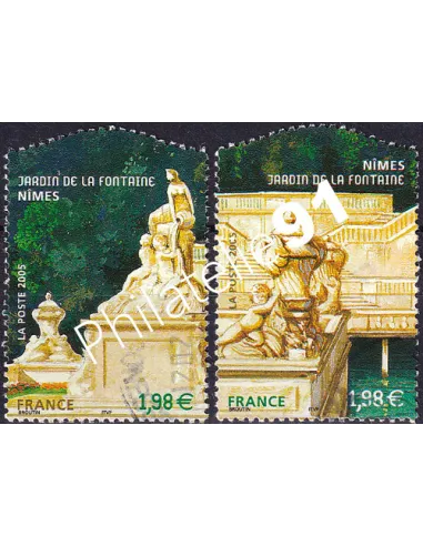 Timbres n° 3786 à 3787  oblitérés, Collection timbres France