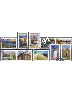 Timbres n° 3816 à 3823 oblitérés, Collection timbres France