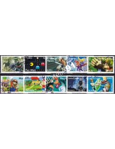 Timbre n° 3842 à 3851  oblitérés, Collection timbres France