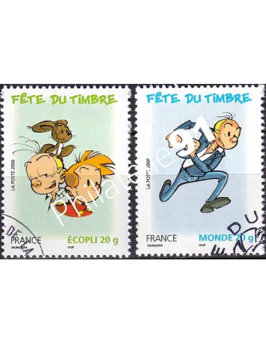 Timbres n° 3878 à 3879 oblitérés, Collection timbres France