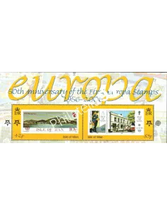 Timbres d'ILE DE MAN - BF n° 63. Cinquantenaire des émissions de timbres EUROPA