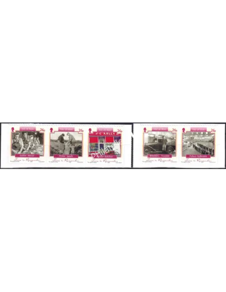 ILE DE MAN, n° 1262 à 1266, adhésifs, Collection timbres Europe