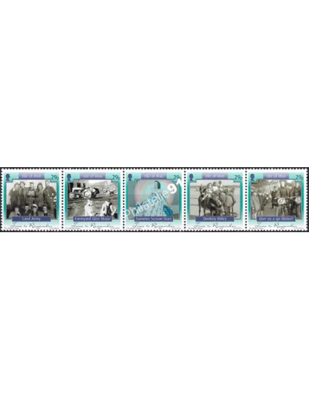 ILE DE MAN, n° 1257 à 1261, Collection timbres Europe