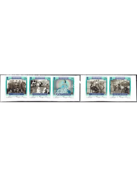 ILE DE MAN, n° 1267 à 1271, adhésifs, Collection timbres Europe