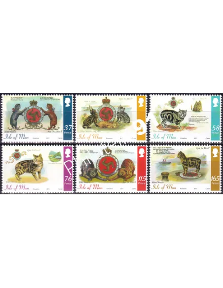ILE DE MAN, n° 1724 à 1729, Collection timbres Europe