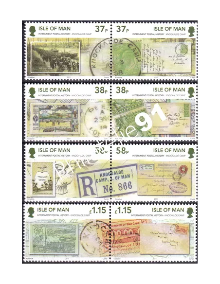 ILE DE MAN, n° 1730 à 1737, Collection timbres Europe