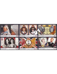 ILE DE MAN, n° 1851 à 1856, Collection timbres Europe