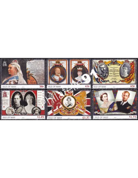 ILE DE MAN, n° 1851 à 1856, Collection timbres Europe