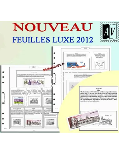 Album encyclopédique de France A.V. Editions - Jeu LUXE 2012