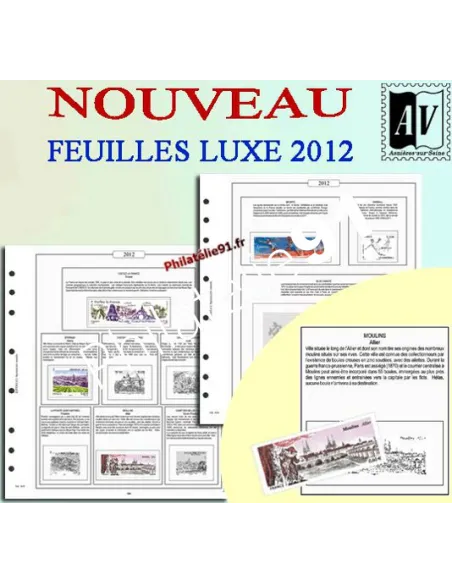 Album encyclopédique de France A.V. Editions - Jeu LUXE 2012