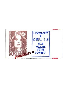 Timbre de France adhésif n° 5a (n° 2824a) Marianne du Bicentenaire (provenant de Carnet)