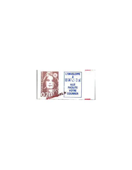 Timbre de France adhésif n° 5a (n° 2824a) Marianne du Bicentenaire (provenant de Carnet)