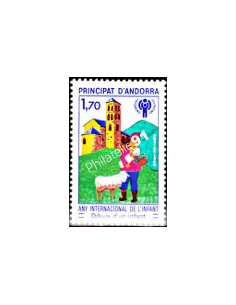 Timbre neuf  d'Andorre Français- n°  279 - Thématique : Enfance