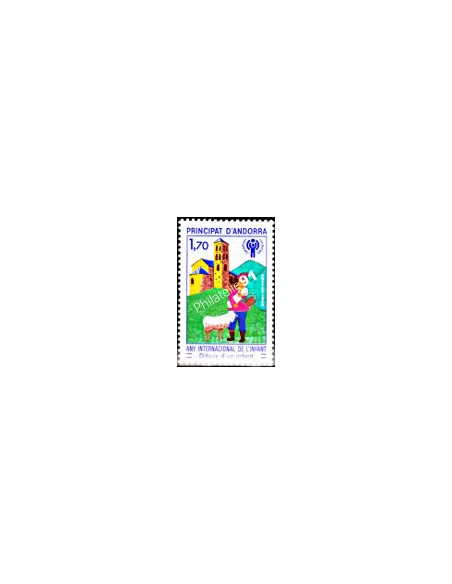 Timbre neuf  d'Andorre Français- n°  279 - Thématique : Enfance