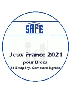 Jeu SAFE-dual France 2021, matériel philatélique