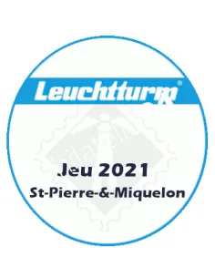 Feuilles SF LEUCHTTURM St Pierre et Miquelon 2021, matériel philatélique