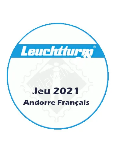 LEUCHTTURM Andorre poste française 2021, matériel philatélique