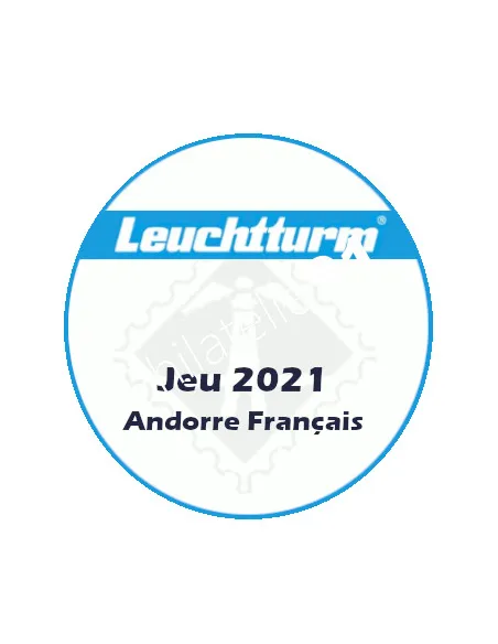 LEUCHTTURM Andorre poste française 2021, matériel philatélique