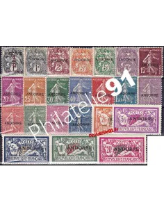 Andorre Français - n°    1  à 23 * (220119-5)