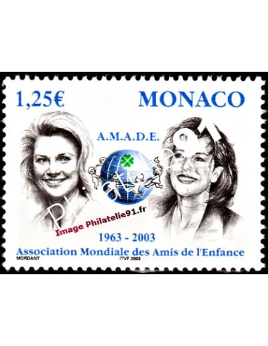 Timbre de Monaco n° 2379 - Thématique : Enfance