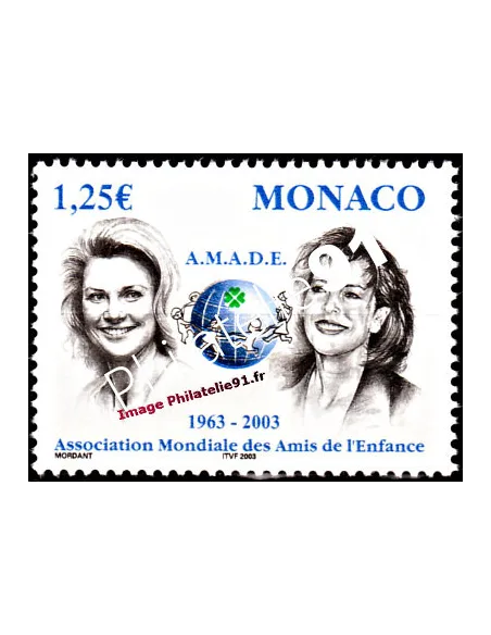 Timbre de Monaco n° 2379 - Thématique : Enfance