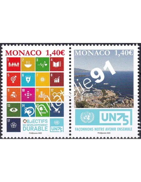 MONACO, n° 3254 à 3255, Collection timbres Monaco