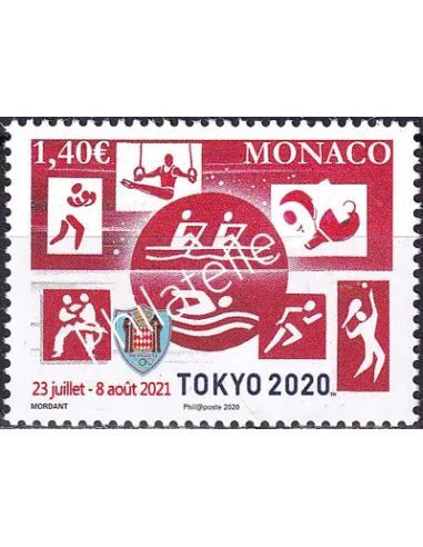 MONACO, n° 3257, Collection timbres Monaco