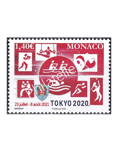 MONACO, n° 3257, Collection timbres Monaco