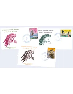 Mauritanie, PA n° 172 à 174 sur enveloppes 1er Jour, lettres Monde