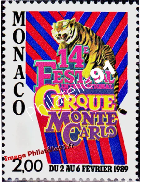 MONACO - n° 1659 - 14e festival du cirque de Monte-Carlo