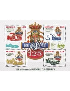 Monaco, Feuille de timbres n° F2986, collection timbres Monaco