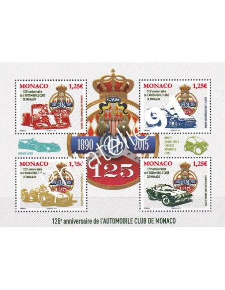 Monaco, Feuille de timbres n° F2986, collection timbres Monaco