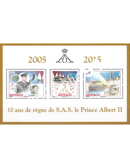 Monaco, Feuille de timbres n° F2992, collection timbres Monaco