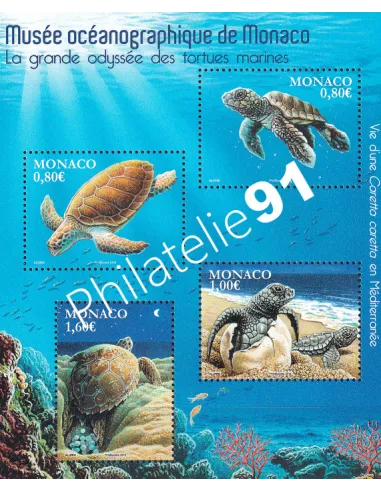 Monaco, Feuille de timbres n° F3031, collection timbres Monaco