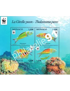 Monaco, Feuille de timbres n° F3056, collection timbres Monaco