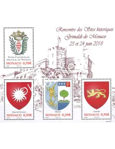 Monaco, Feuille de timbres n° F3146, collection timbres Monaco