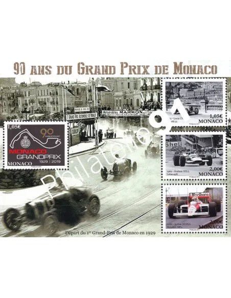 Monaco, Feuille de timbres n° F3183, collection timbres Monaco